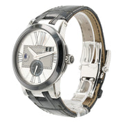 Ulysse Nardin Executive Dual Time Silver Dial Steel 43mm Automatic Mens 243-00