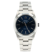 Rolex Air King Stainless Steel Blue Dial 34mm Automatic Men’s Watch 14000M