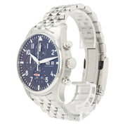IWC Pilots Chrono Black Dial Stainless Steel 43mm Automatic Mens Watch IW378002