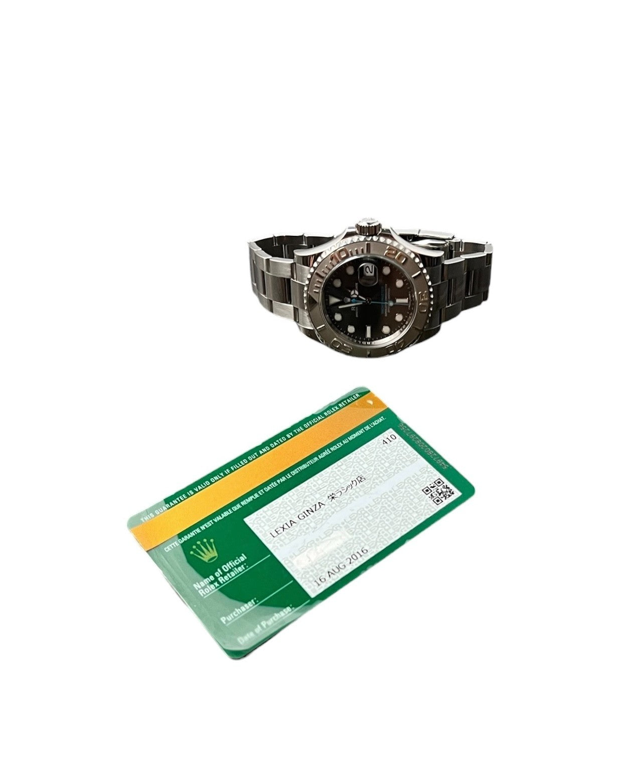 2016 Rolex Yacht-Master Rhodium Dial Stainless Steel 40mm Automatic Mens 116622