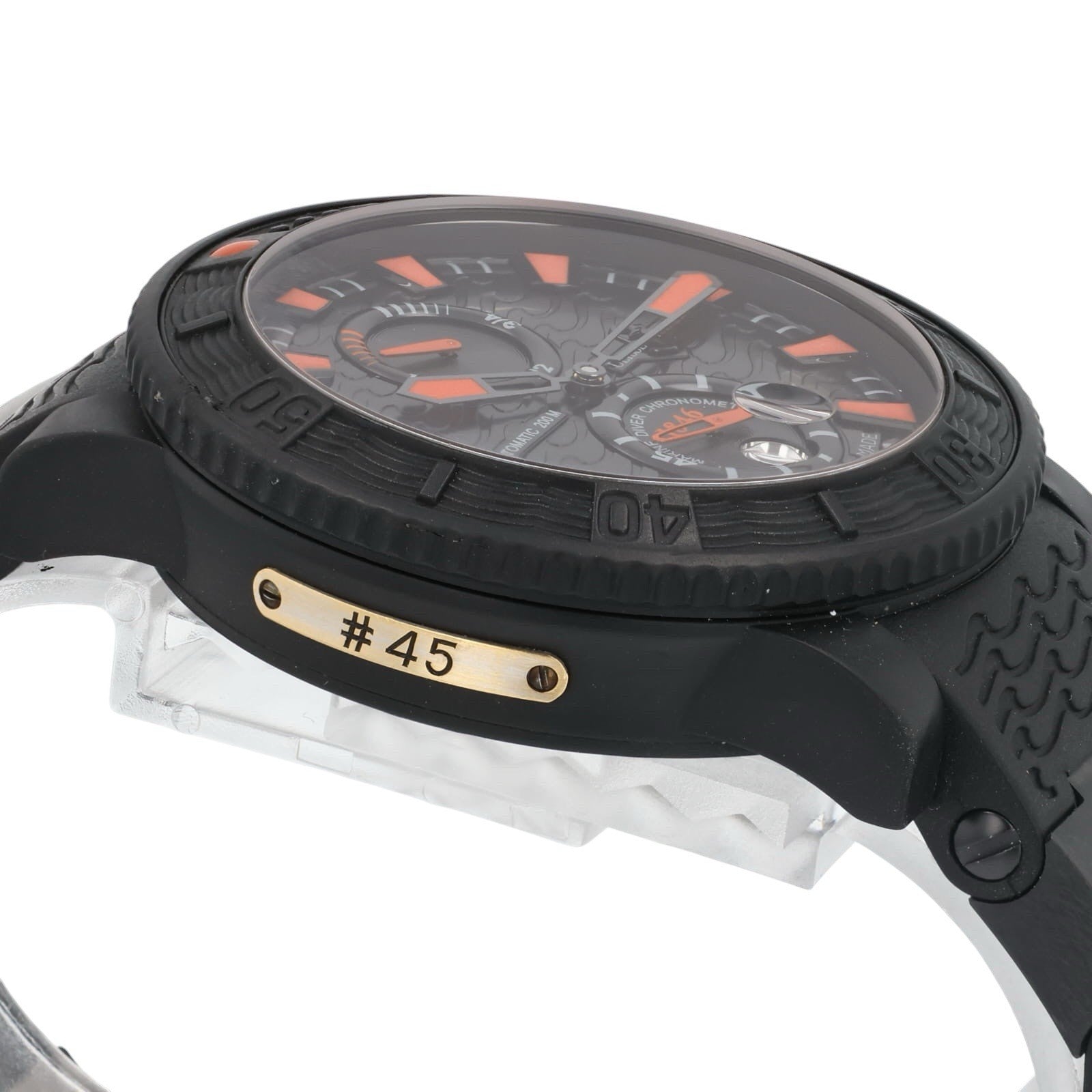 Ulysse Nardin Stainless Steel Black Dial 45mm Automatic Men’s Watch 263-92