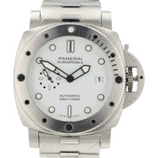 Panerai Submersible White Dial Stainless Steel 44mm Automatic Mens PAM01226