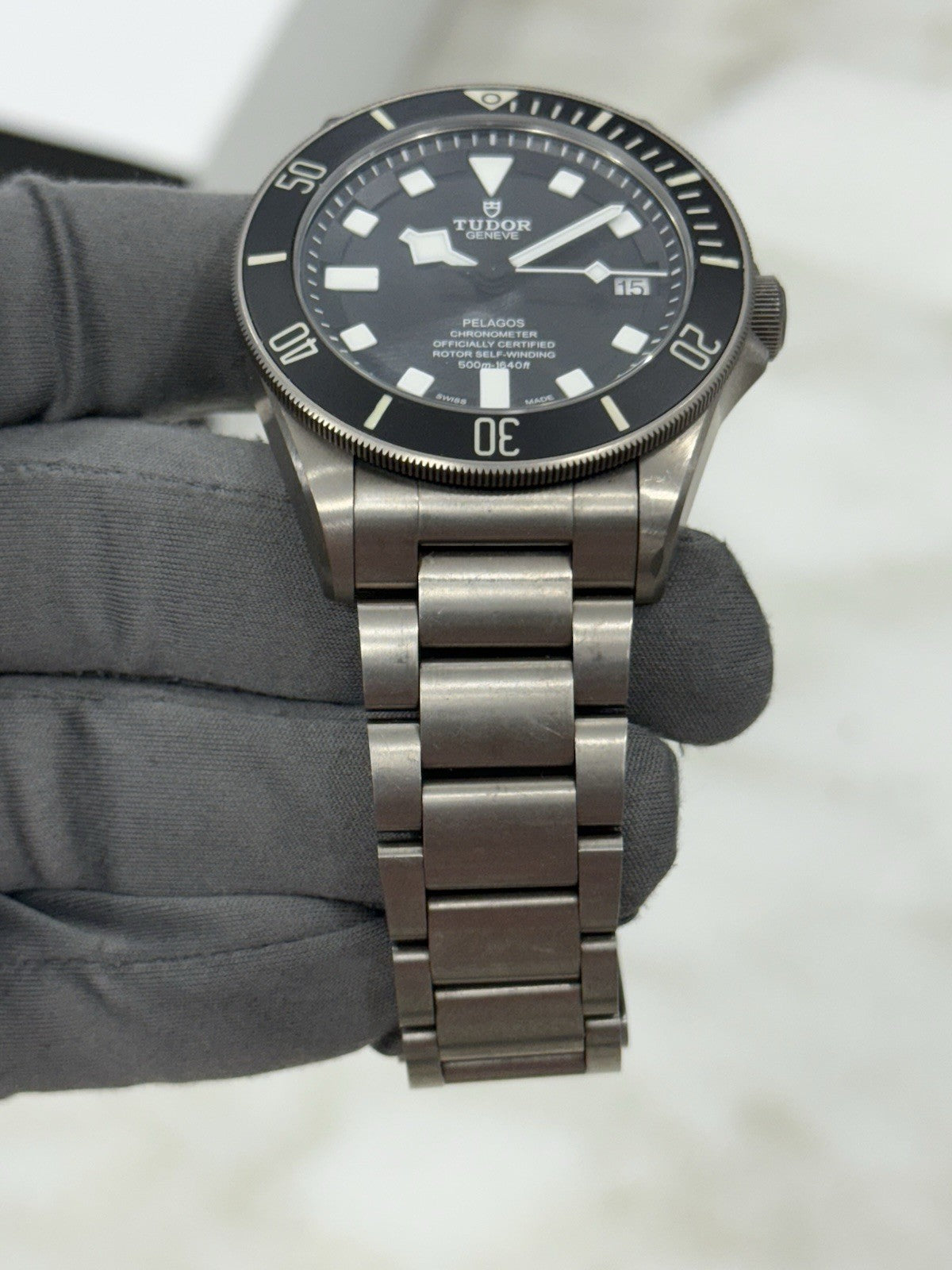 Tudor Pelagos Date Black Dial Titanium Men's Watch 25600TN - Watch Only