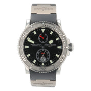 Ulysse Nardin Maxi Marine Stainless Steel Black Dial 41mm Automatic Mens 263-33