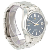 Grand Seiko Heritage Blue Dial Stainless Steel 40mm Automatic Mens Watch SBGH353