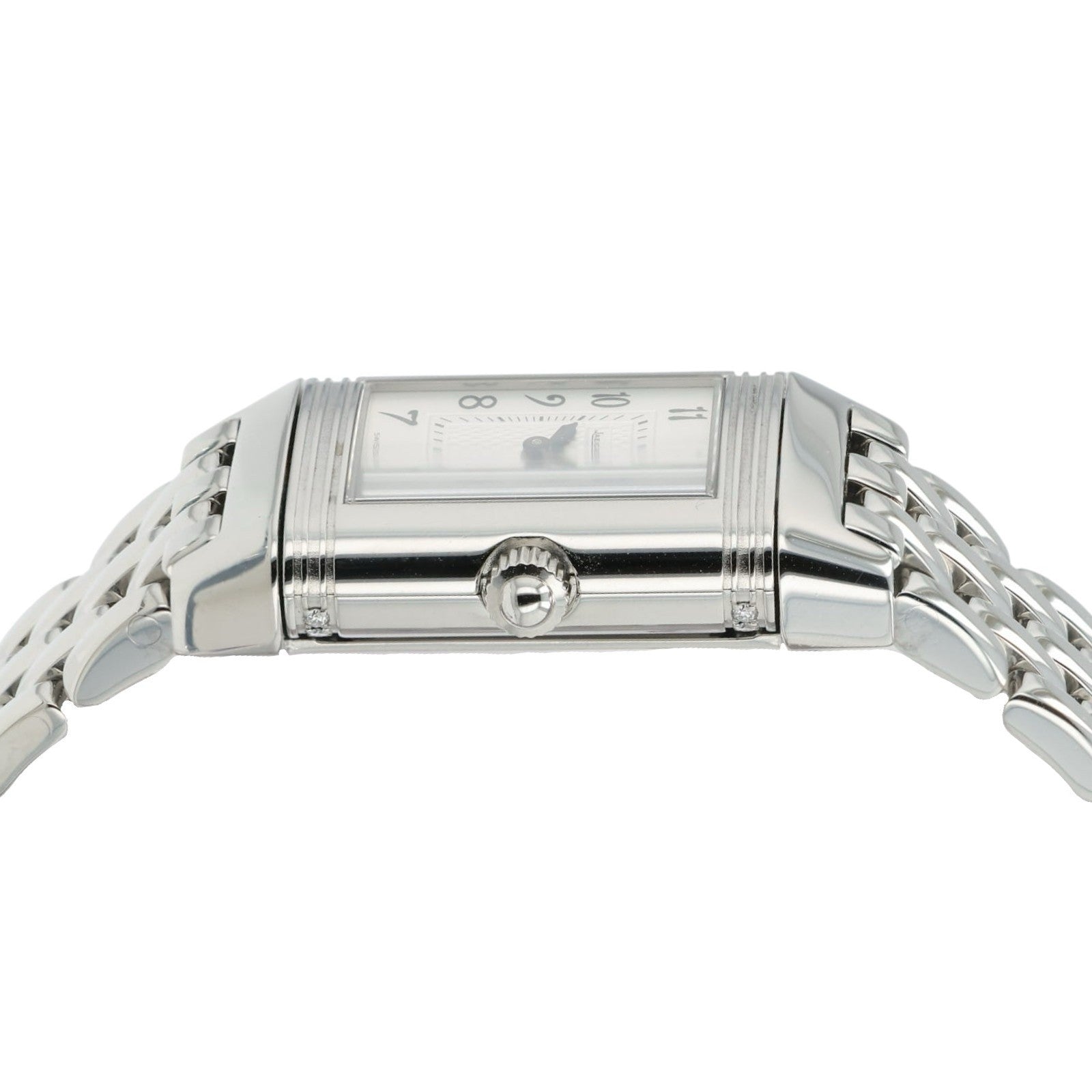 LeCoultre Reverso Duo Face Silver Dial 20mm Manual Wind Women's Watch Q2668110
