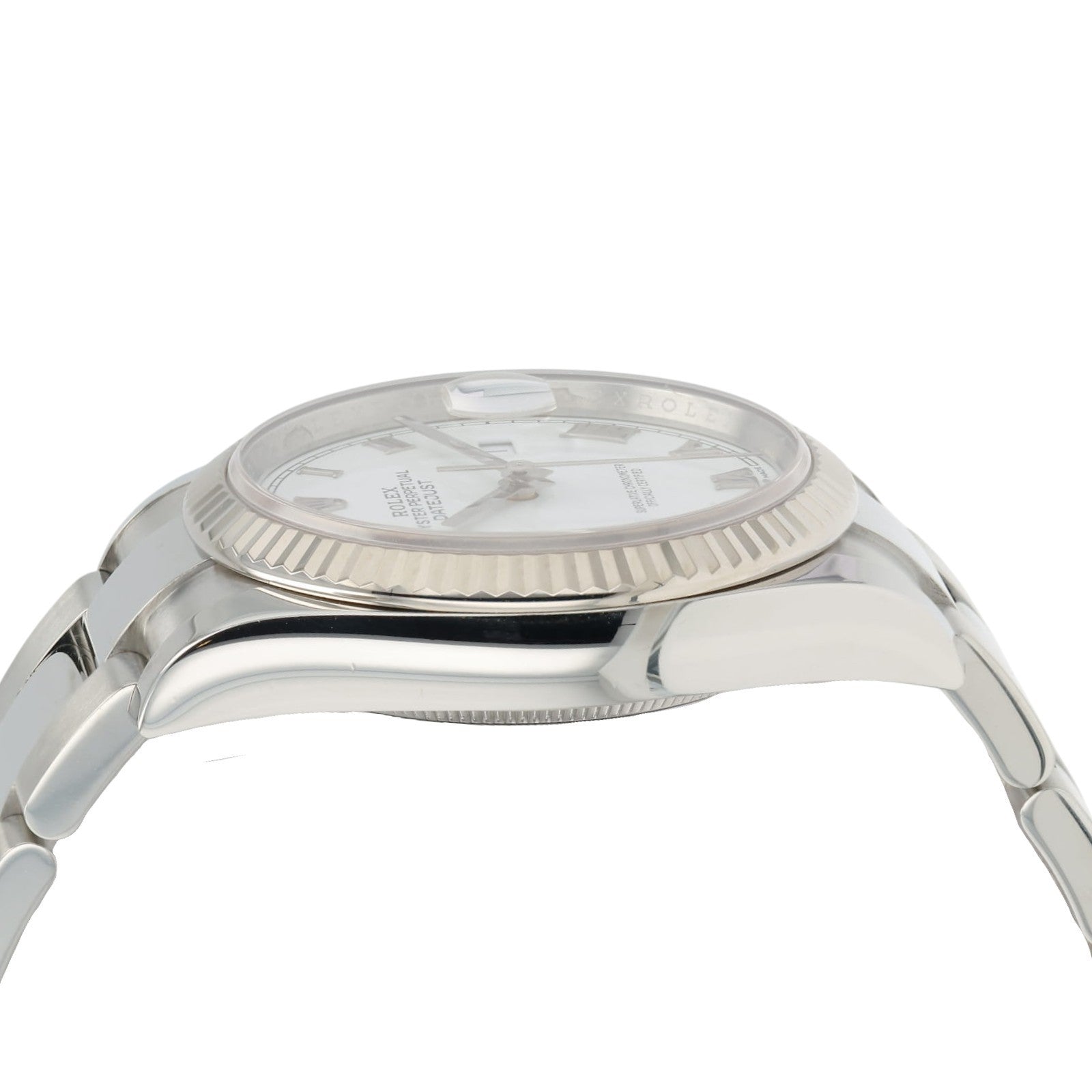 2022 Rolex Datejust White Dial Stainless Steel 36mm Automatic Mens Watch 126234