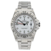 Rolex Explorer Stainless Steel White Dial 40mm Automatic Men’s Watch 16570