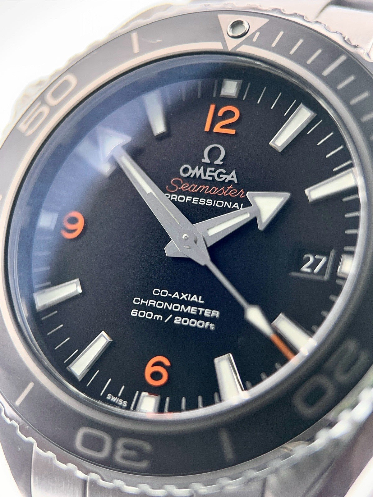 Omega Seamaster Steel Black Dial 45.5mm Automatic Mens Watch 232.30.46.21.01.003