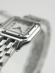 Cartier Panthere Stainless Steel Silver Dial 21mm Quartz Women's Watch WSPN0019