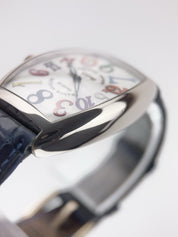 Franck Muller Crazy Hour Color Dreams 18k White Gold 31mm Men's Watch 5850CH