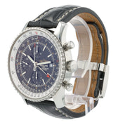 Breitling Navitimer GMT Black Dial Steel 46mm Automatic Men’s Watch A24322