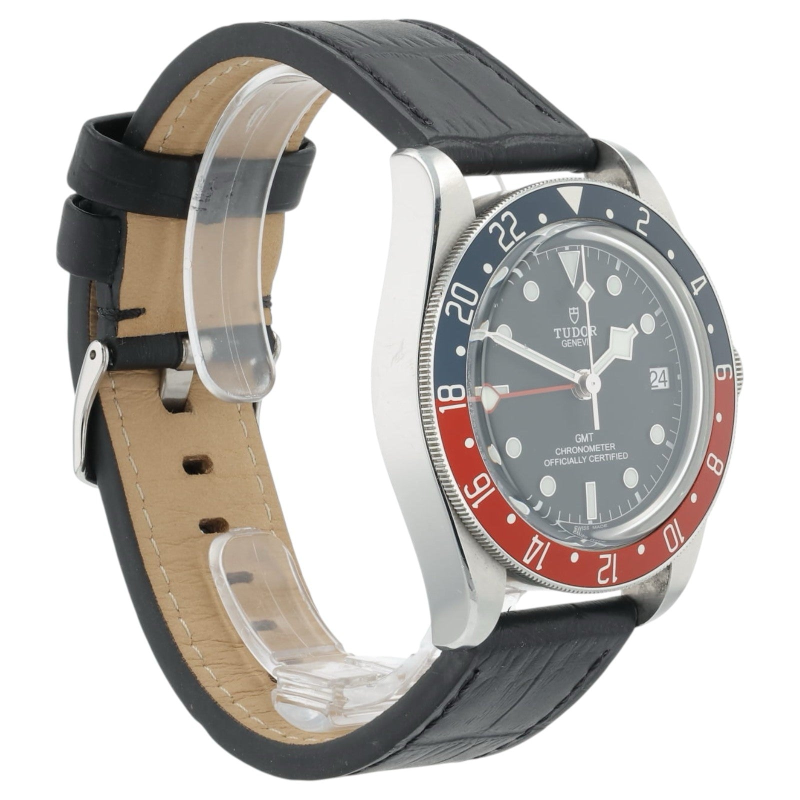 Tudor Black Bay GMT Black Dial Stainless Steel 41mm Automatic Mens Watch 79830RB