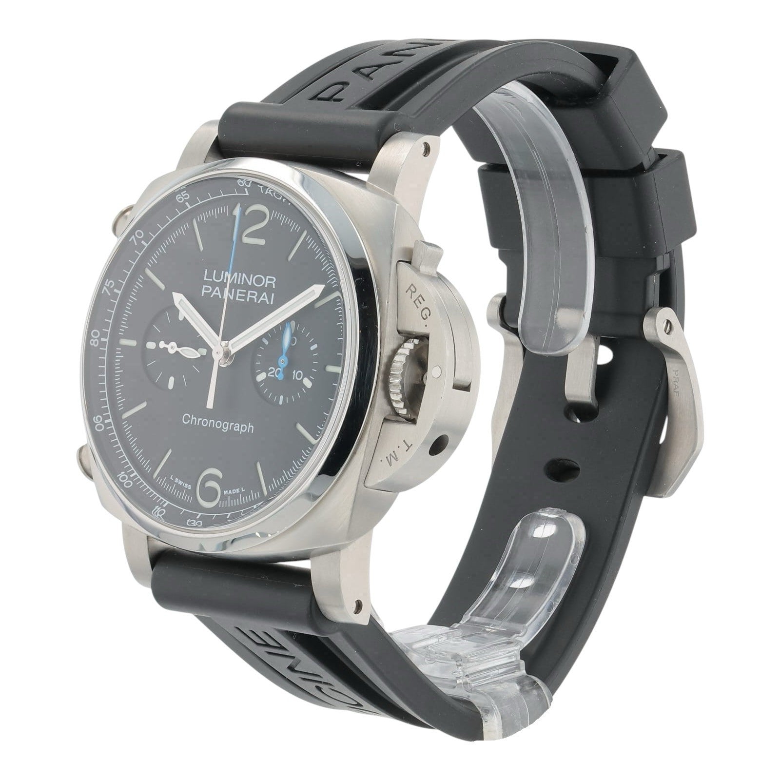 Panerai Luminor Chrono Stainless Steel Black Dial 44mm Automatic Men’s PAM01109
