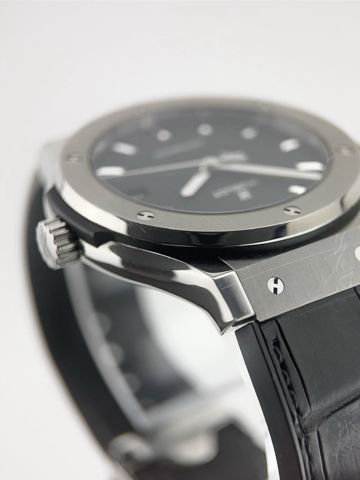 Hublot Classic Fusion Titanium Black Dial 45mm Automatic Men’s 511.NX.1171.LR