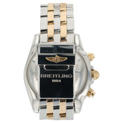 Breitling Chronomat Black Dial 18k Rose Gold & Steel 44mm Automatic Mens CB0110
