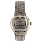 Bell & Ross Silver Dial Sterling Silver 41mm Manual Wind Mens Watch BR WW1-70-AG
