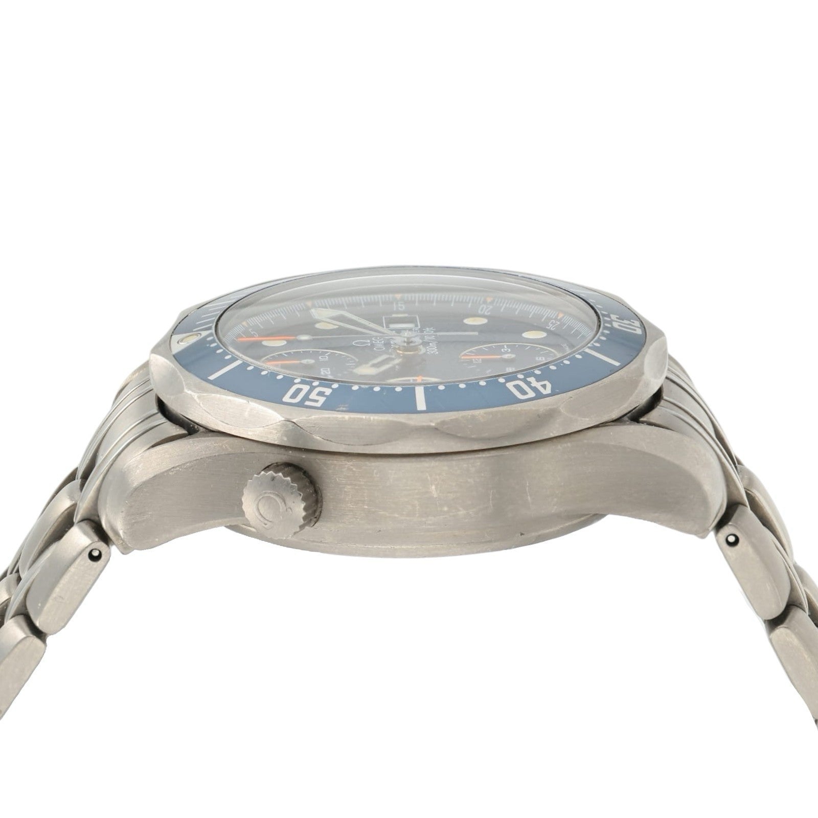 Omega Seamster Blue Dial Titanium 41.5mm Automatic Movement Mens Watch 2298.80