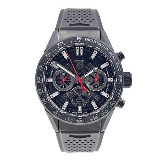 Tag Heuer Carrera Ceramic Black 43mm Automatic Men’s Watch CBG2090 W/ Box