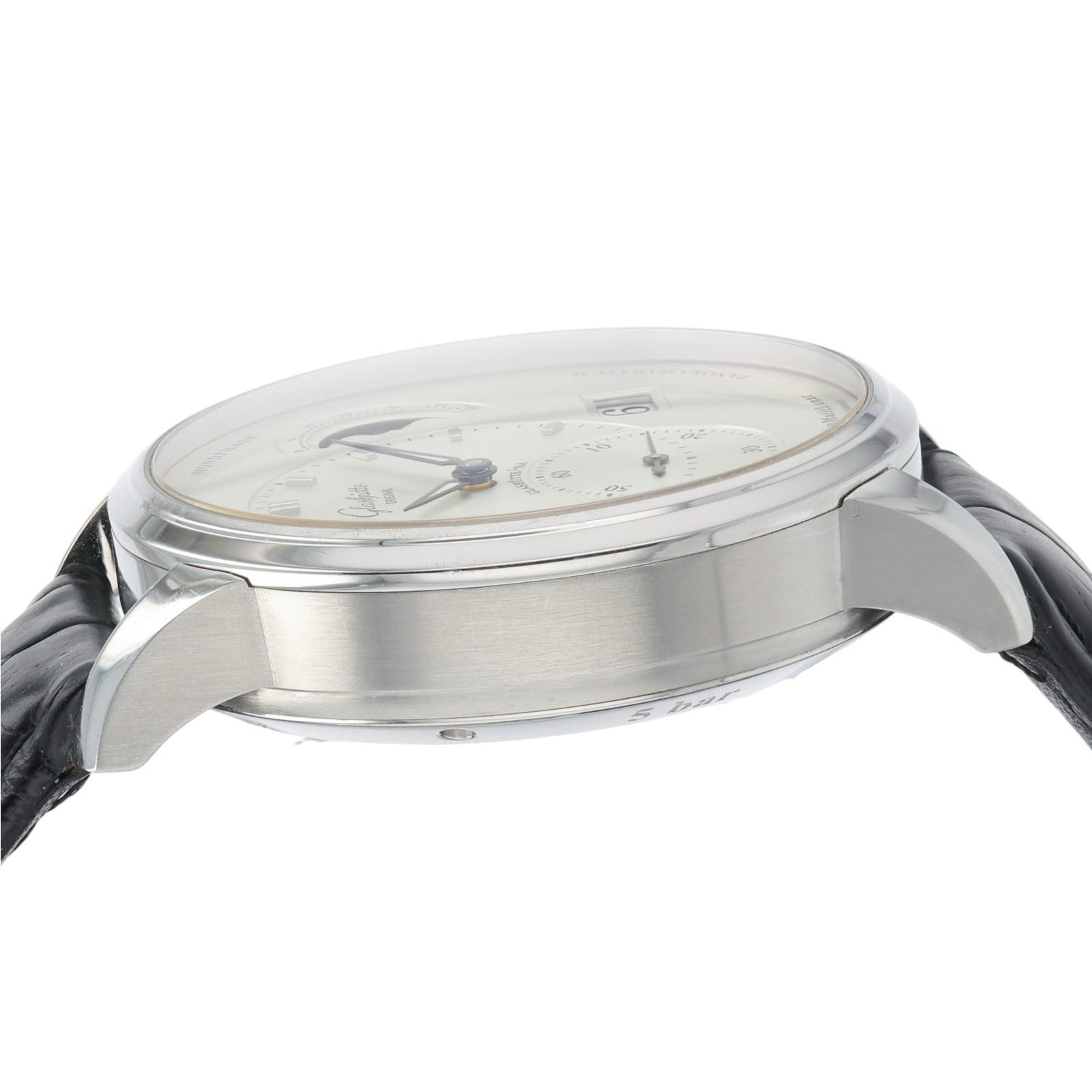 Glashutte Original PanoMaticLunar Steel Silver Dial 40mm Automatic Men's Watch