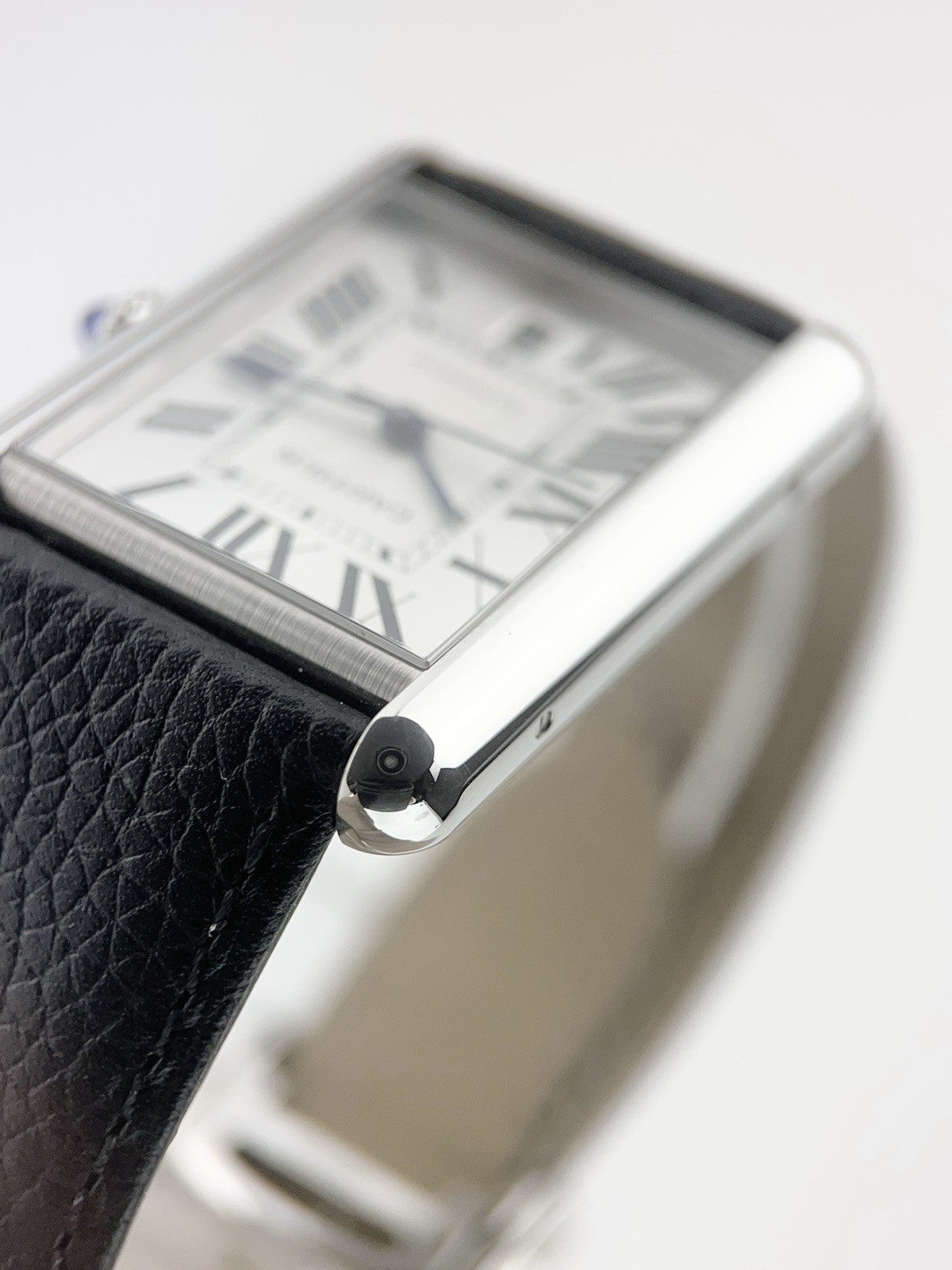 Cartier Tank Stainless Steel Silver Dial 31mm Automatic Men's Watch WSTA0040