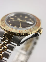 Rolex GMT-Master “Rootbeer” Gold & Steel Brown Dial 40mm Automatic Mens 16753