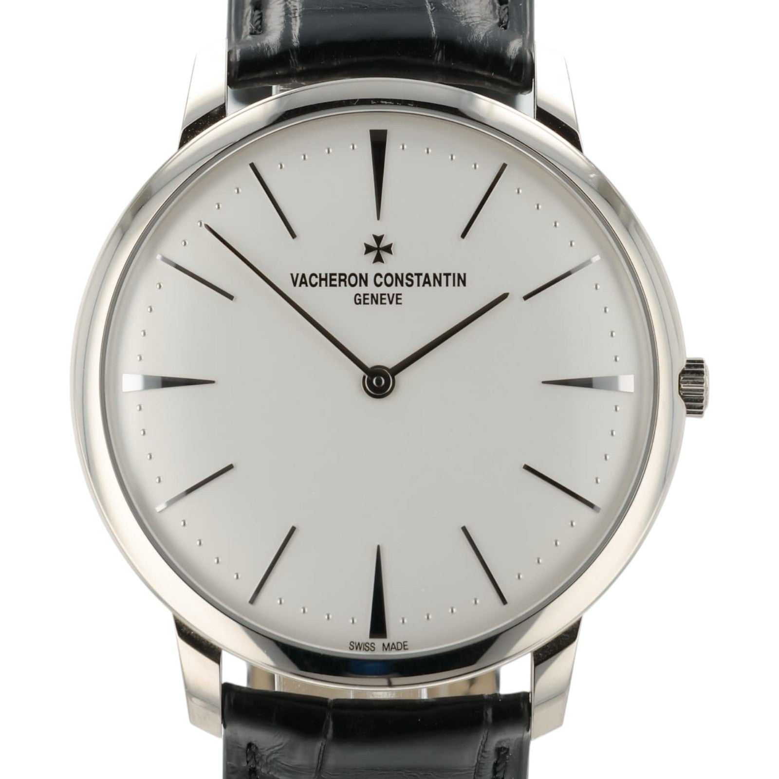 Vacheron Constantin Patrimony White Dial 18k White Gold 40mm Manual Wind 81180