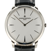Vacheron Constantin Patrimony White Dial 18k White Gold 40mm Manual Wind 81180