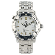 Omega Seamaster 300 White Dial Stainless Steel 36mm Quartz Mens Watch 2562.20