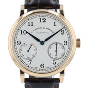 A. Lange & Sohne Silver Dial 18k Rose Gold 39mm Manual Wind Men’s Watch 234.032