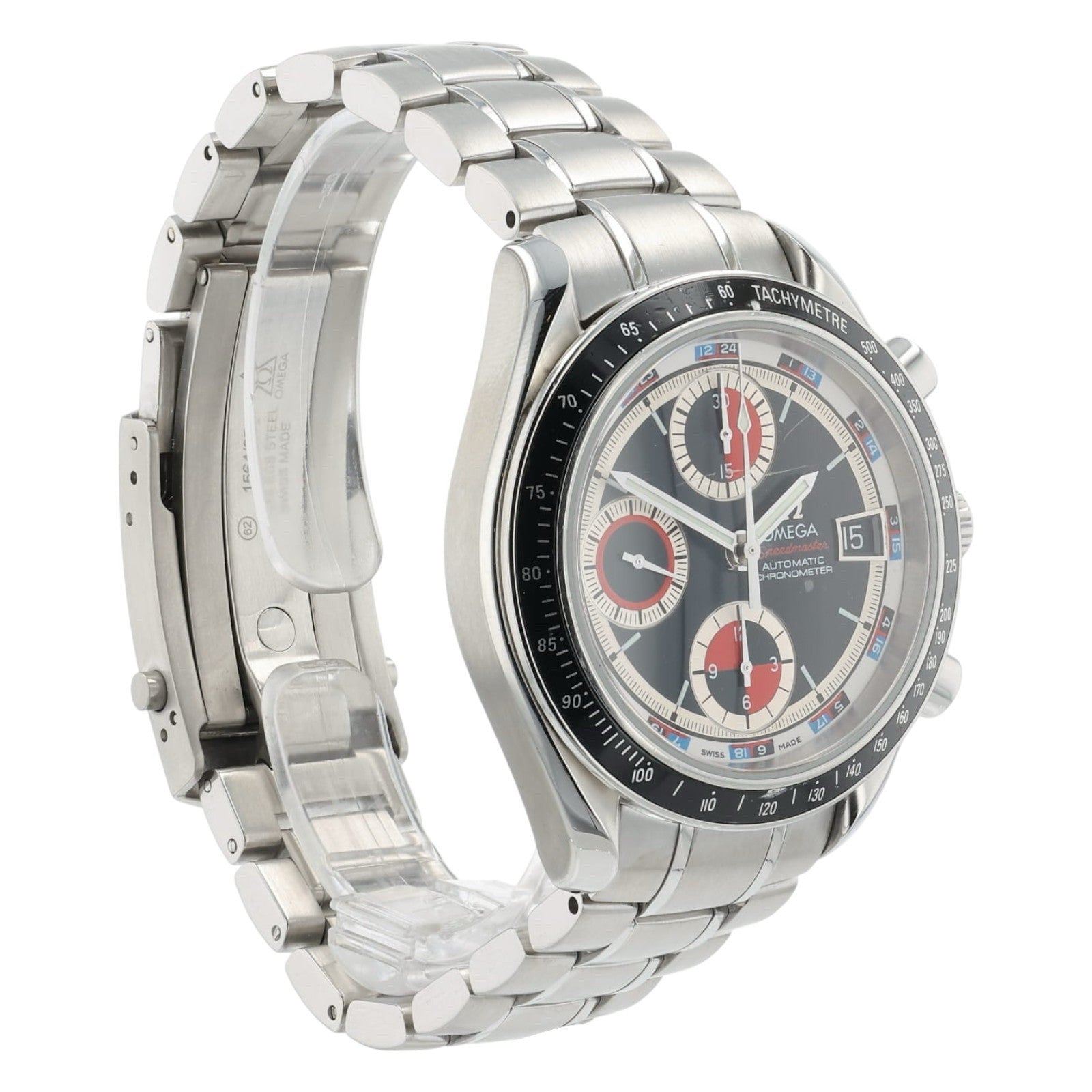 Omega Speedmaster Date Stainless Steel Black Dial 40mm Automatic Mens 3210.52.00