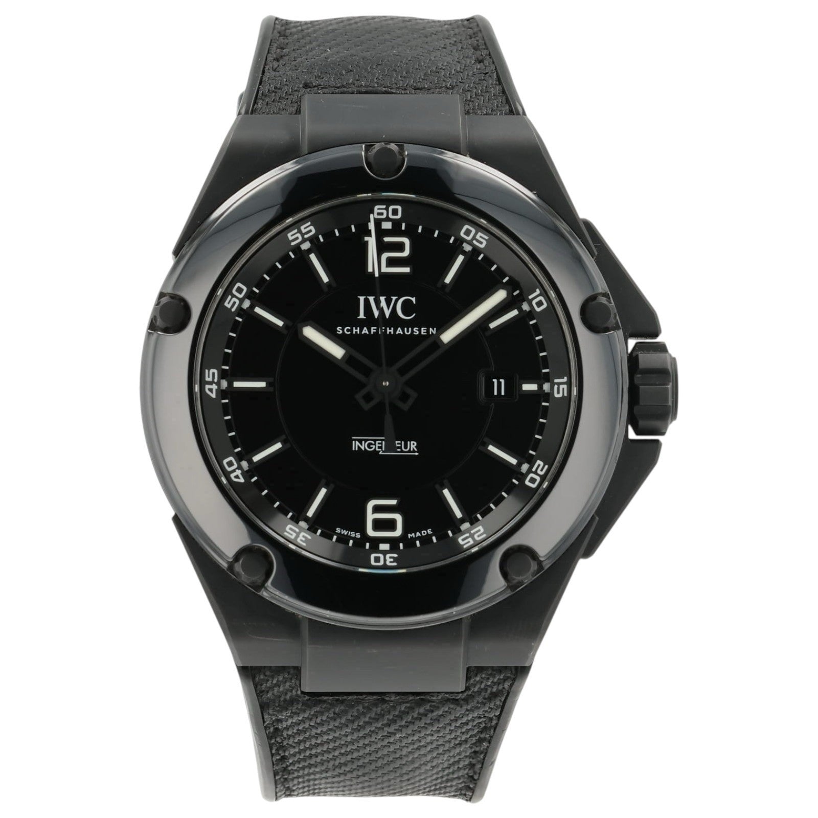IWC Ingenieur AMG Black Series Black Dial Ceramic 46mm Automatic Mens IW322503