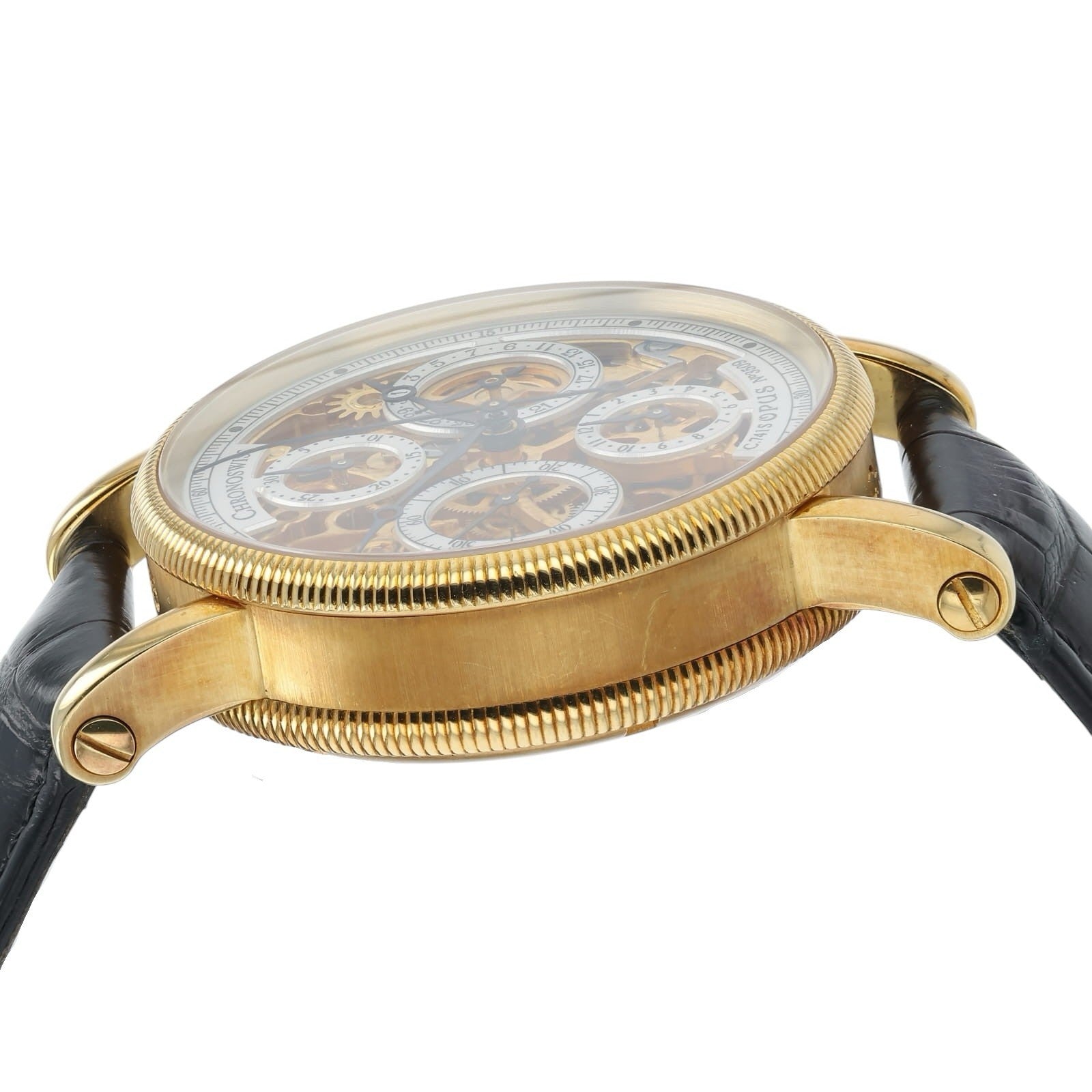 Chronoswiss Opus Silver Dial 18k Yellow Gold 38mm Automatic Men’s Watch CH7521