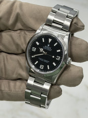 Rolex Explorer Stainless Steel Black Dial 36mm Automatic Men’s Watch 14270