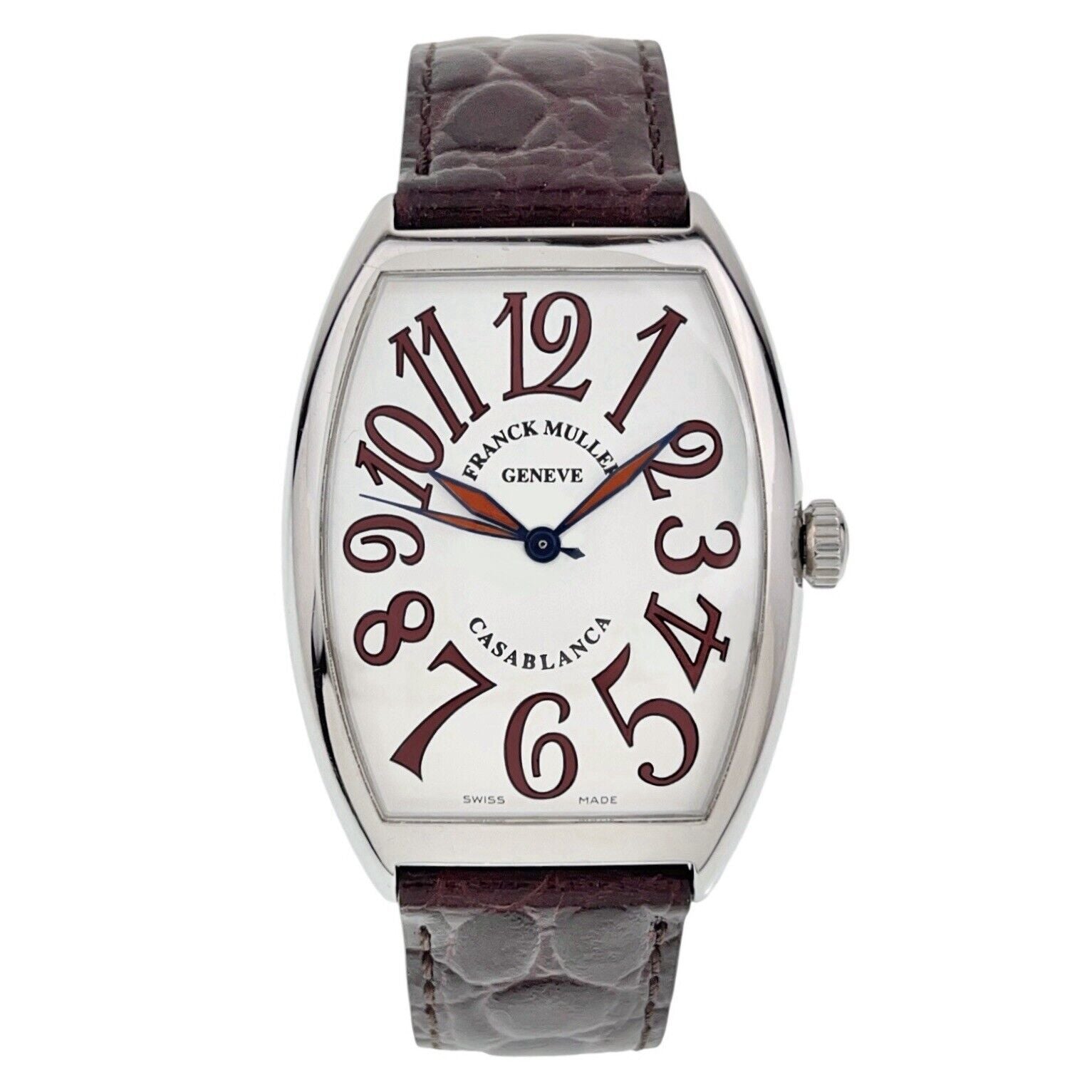 Franck Muller Casablanca Steel White Dial 34mm Automatic Men’s Watch 6850