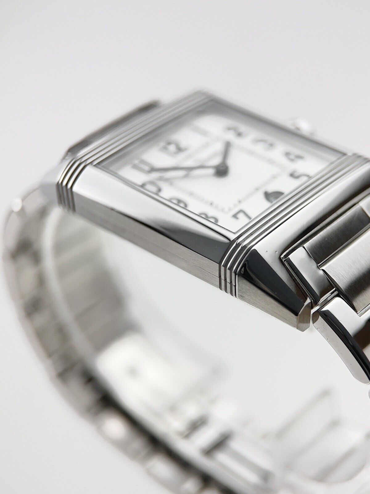 Jaeger LeCoultre Reverso Squadra Steel White Automatic Unisex Watch Q7048120