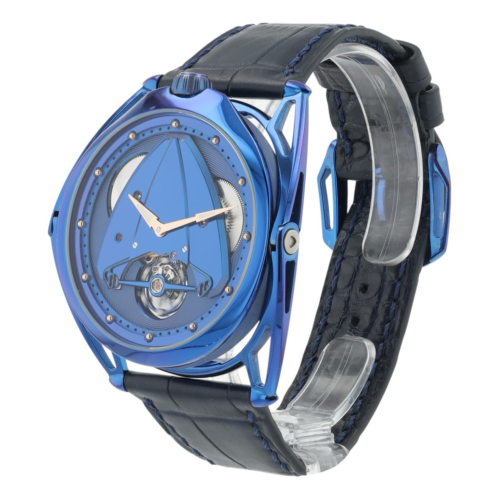 De Bethune Kind Of Blue Titanium Blue Dial 43mm Manual Wind Men’s Watch DB28XPB