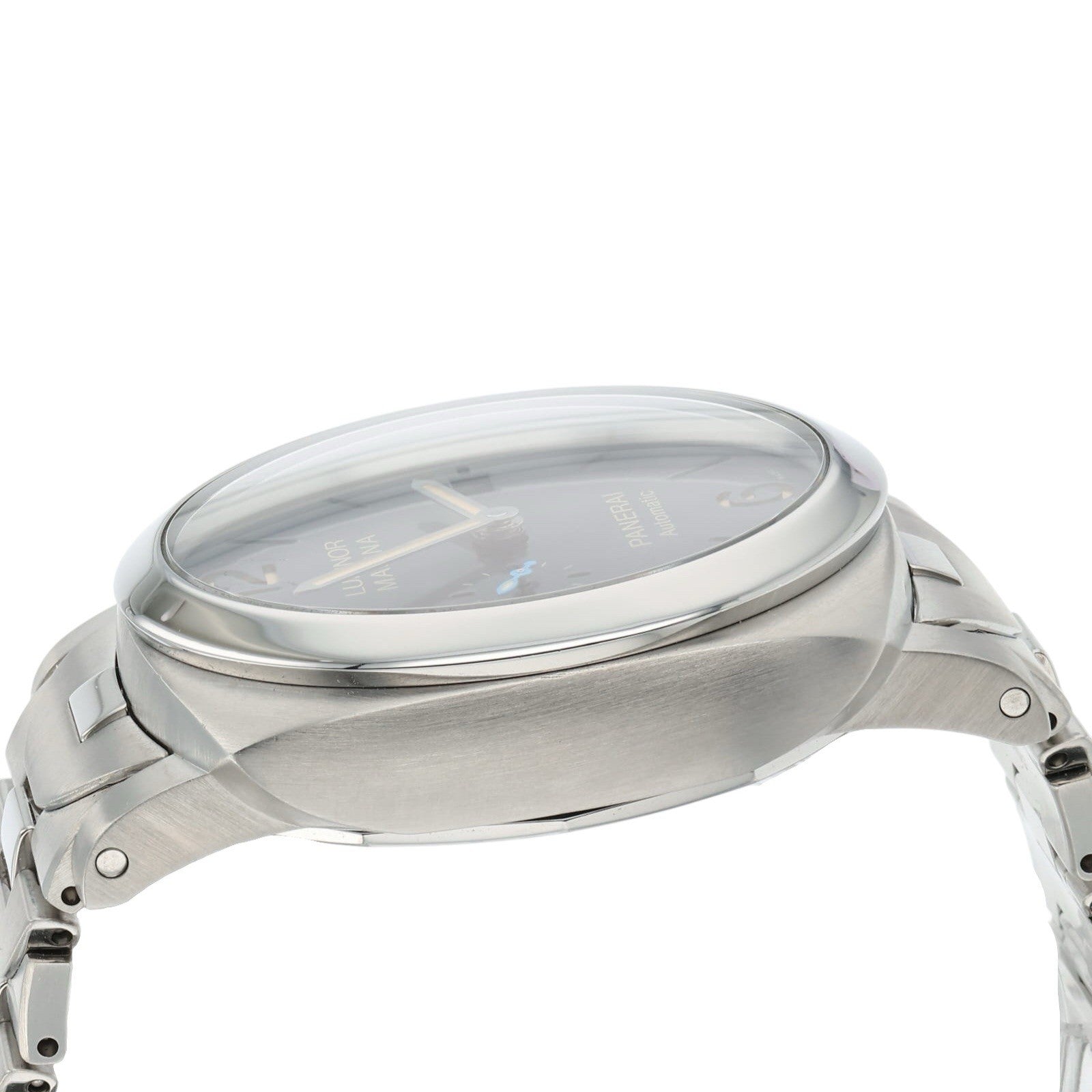 Panerai Luminor Marina Stainless Steel Blue Dial 44mm Automatic Mens PAM01058