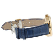 Perrelet Moon Phase Cream & Blue Dial 18k Yellow Gold 40mm Automatic Watch A3013