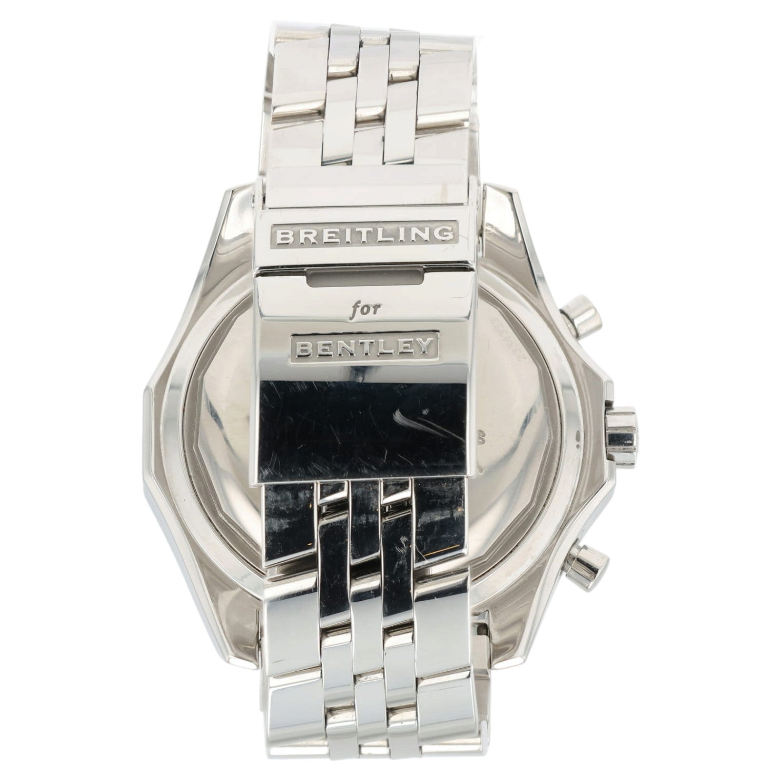 Breitling Bentley Black Dial Stainless Steel 48mm Automatic Mens Watch A25362