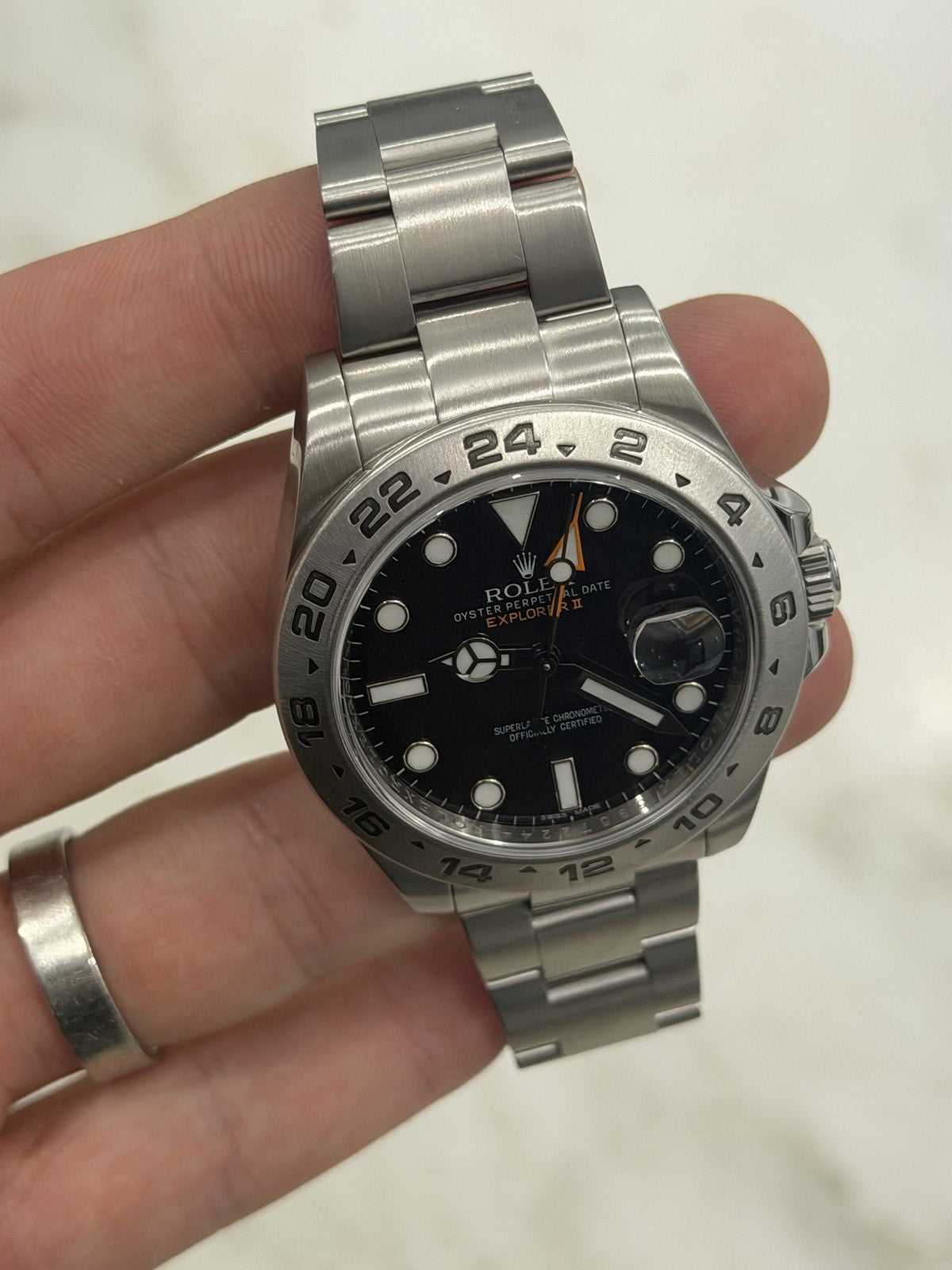 Rolex Explorer II Black Dial Stainless Steel 42mm Automatic Men’s Watch 216570