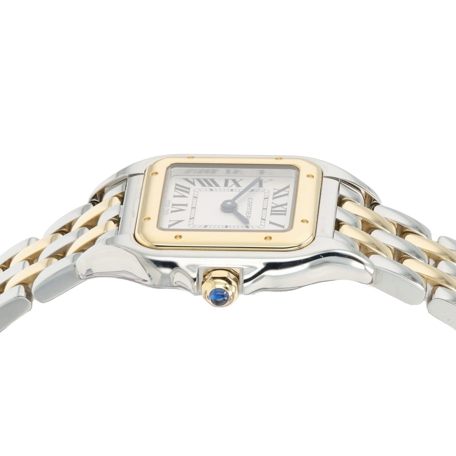 Cartier Panthere Silver Dial Gold & Steel 23x30mm Quartz Women’s Watch W2PN0018