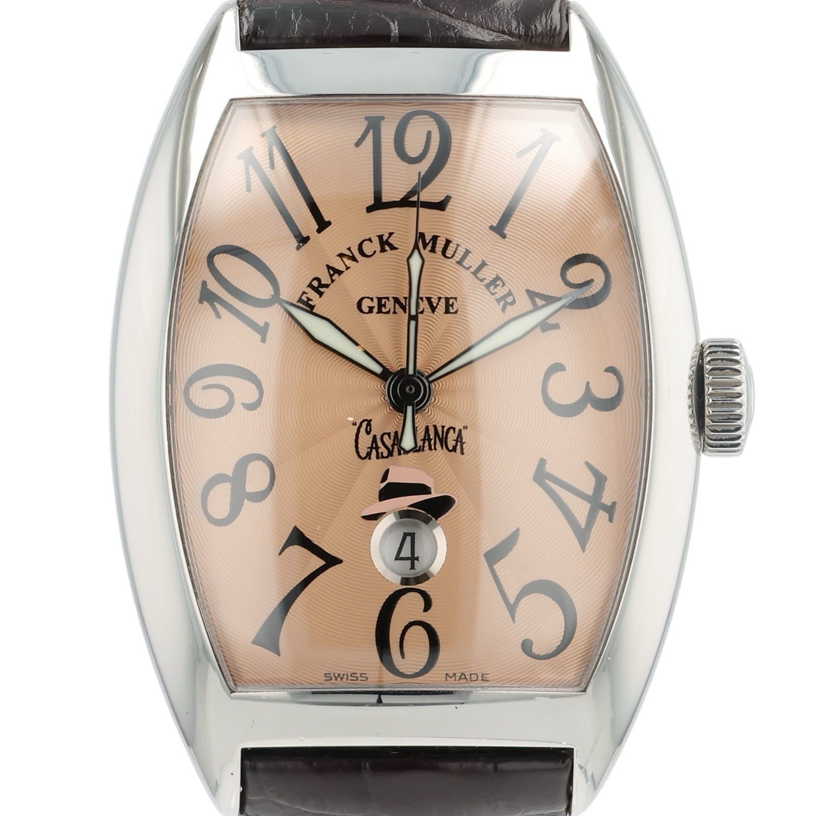Franck Muller Casablanca Steel Salmon Dial 39mm Automatic Men's Watch 8880CDT