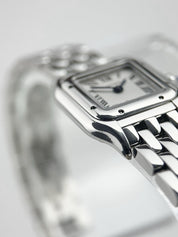 Cartier Panthere Stainless Steel Silver Dial 21mm Quartz Women's Watch WSPN0019