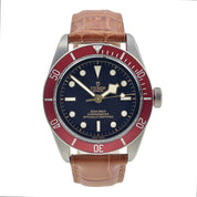 Tudor Black Bay Stainless Steel Red 41mm Automatic Men’s Watch 79230R