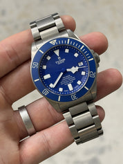 2022 Tudor Pelagos Date Blue Dial Titanium Men's Watch 25600TB - W/ Papers