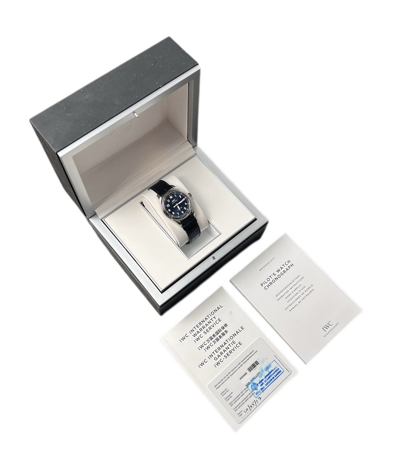IWC Mark Pilot Blue Dial Stainless Steel 36mm Automatic Men’s Watch IW324008