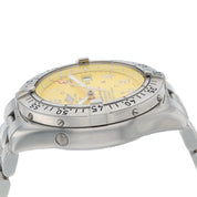 Breitling Superocean Stainless Steel Yellow Dial 41mm Automatic Mens A17345