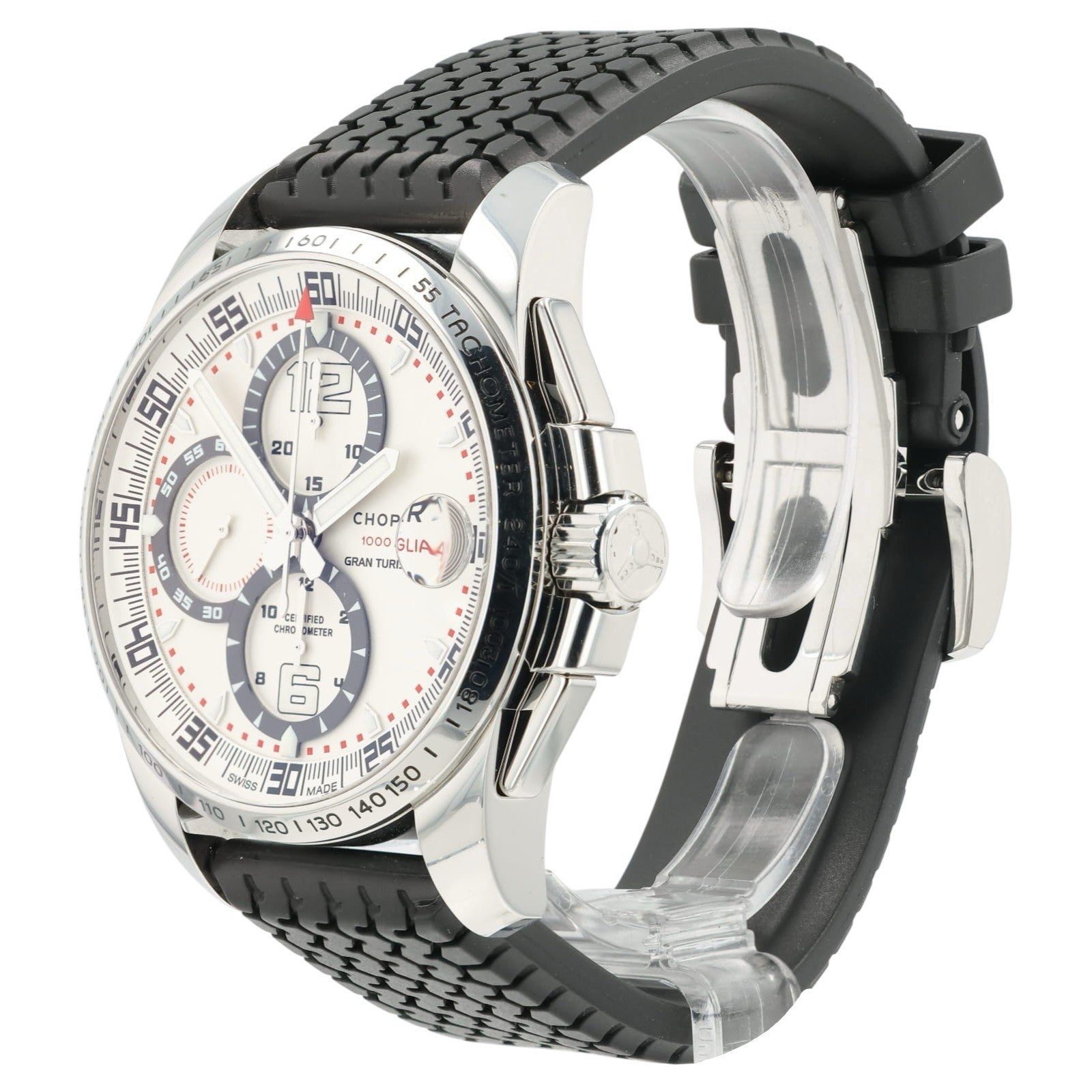 Chopard Mille Miglia White Dial Stainless Steel 44mm Automatic Men’s Watch 8459