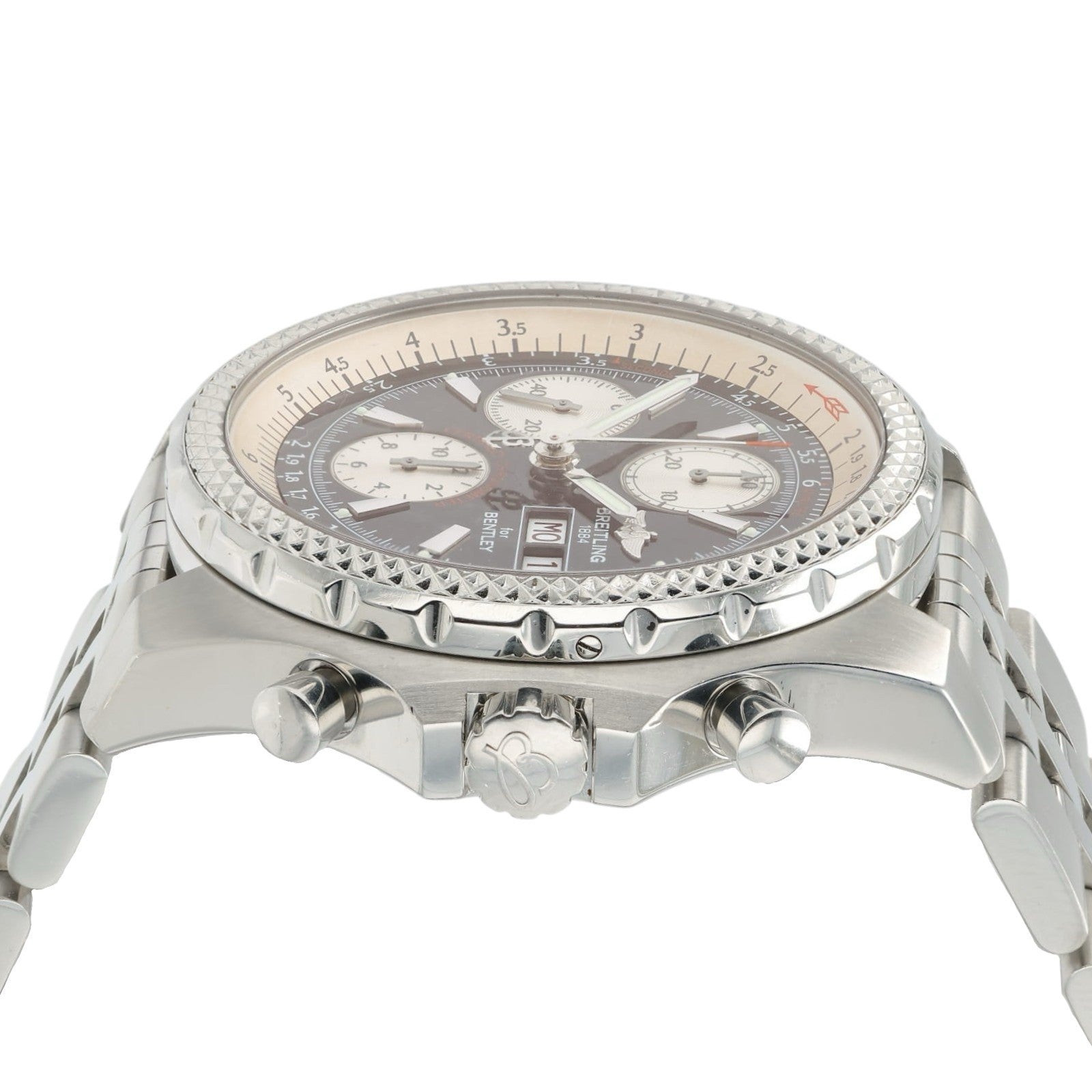 Breitling Bentley Black Dial Stainless Steel 43mm Automatic Men’s Watch A13363